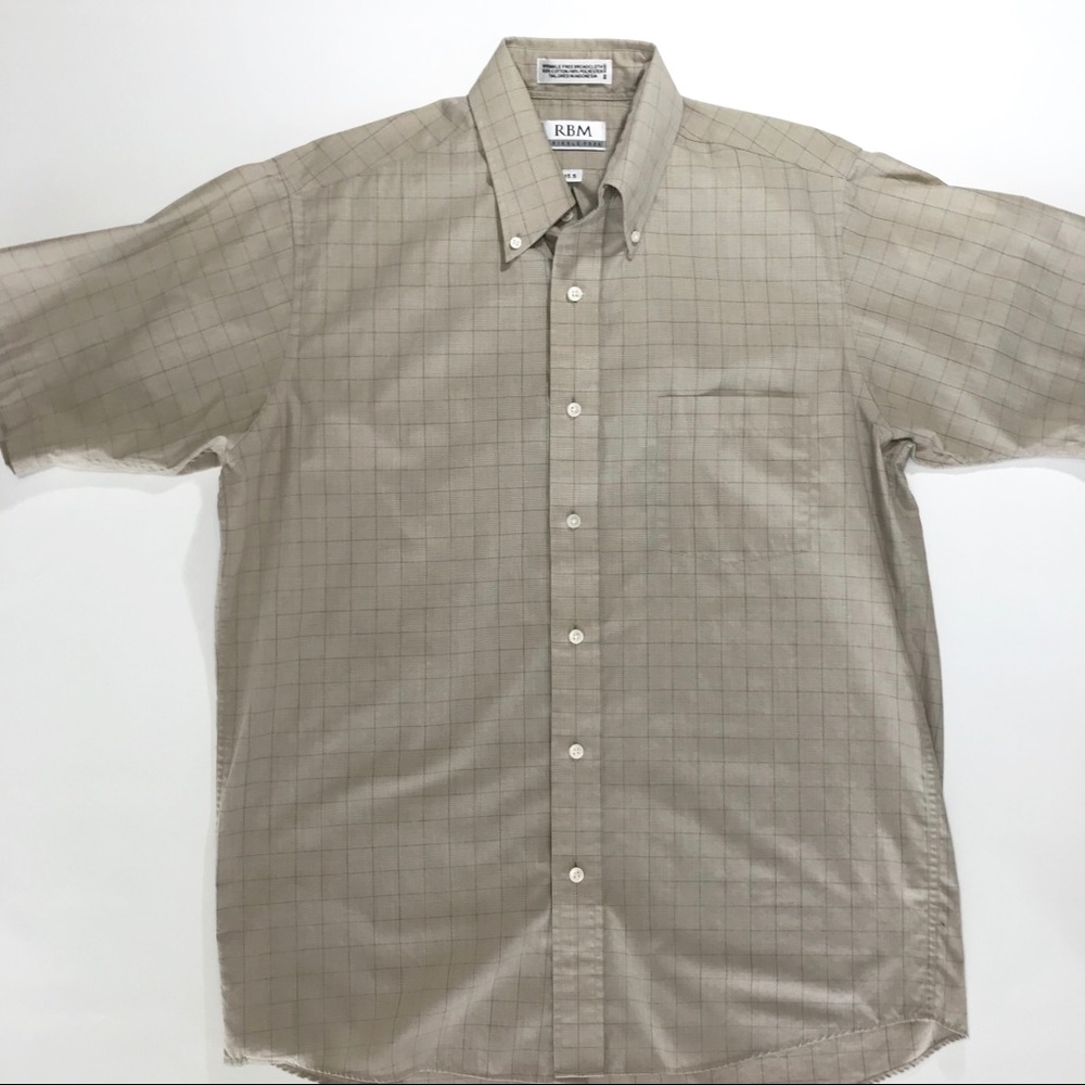 Tan Button Down by RBM - Picture 5 of 8